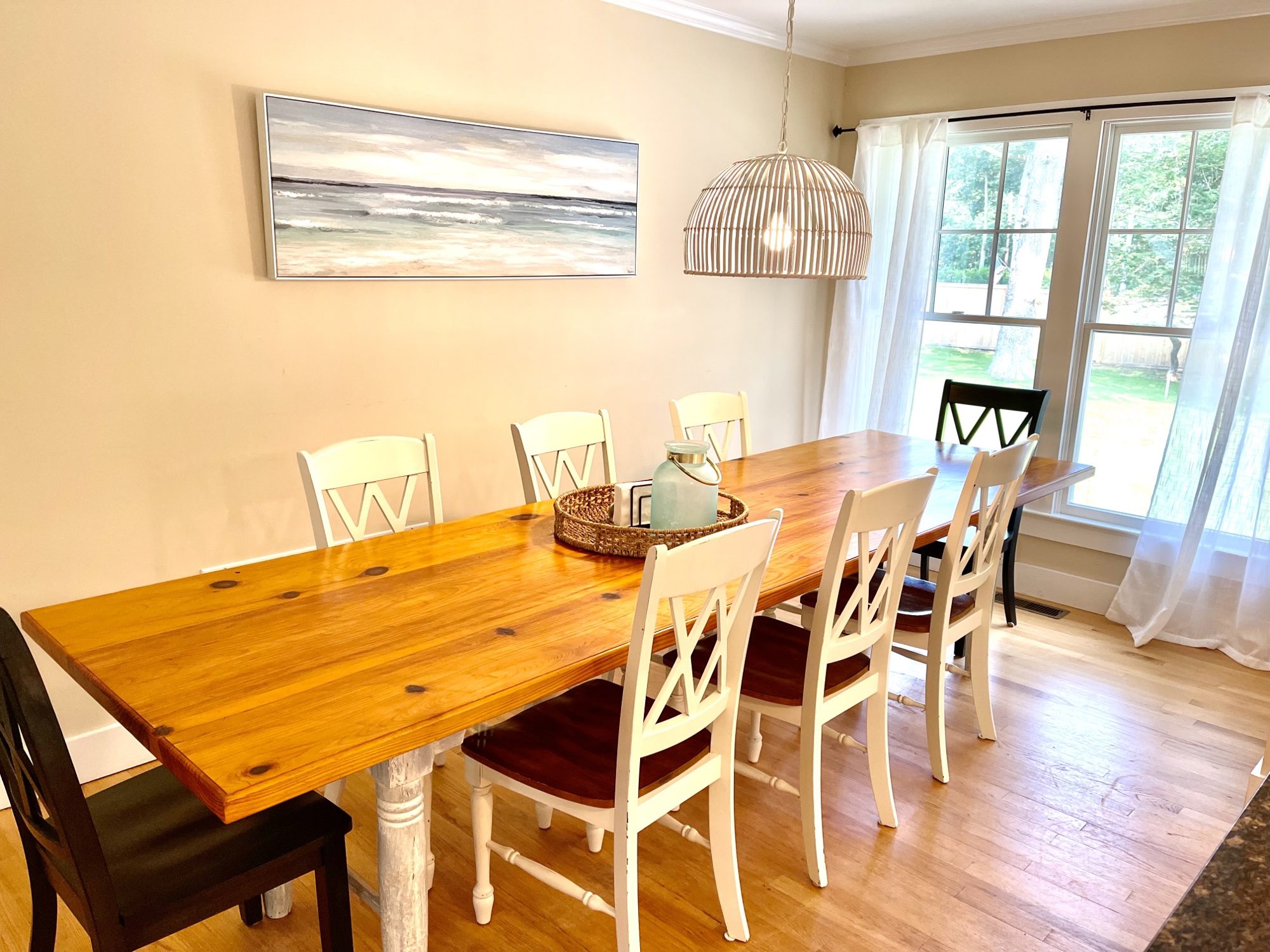 The farmhouse table