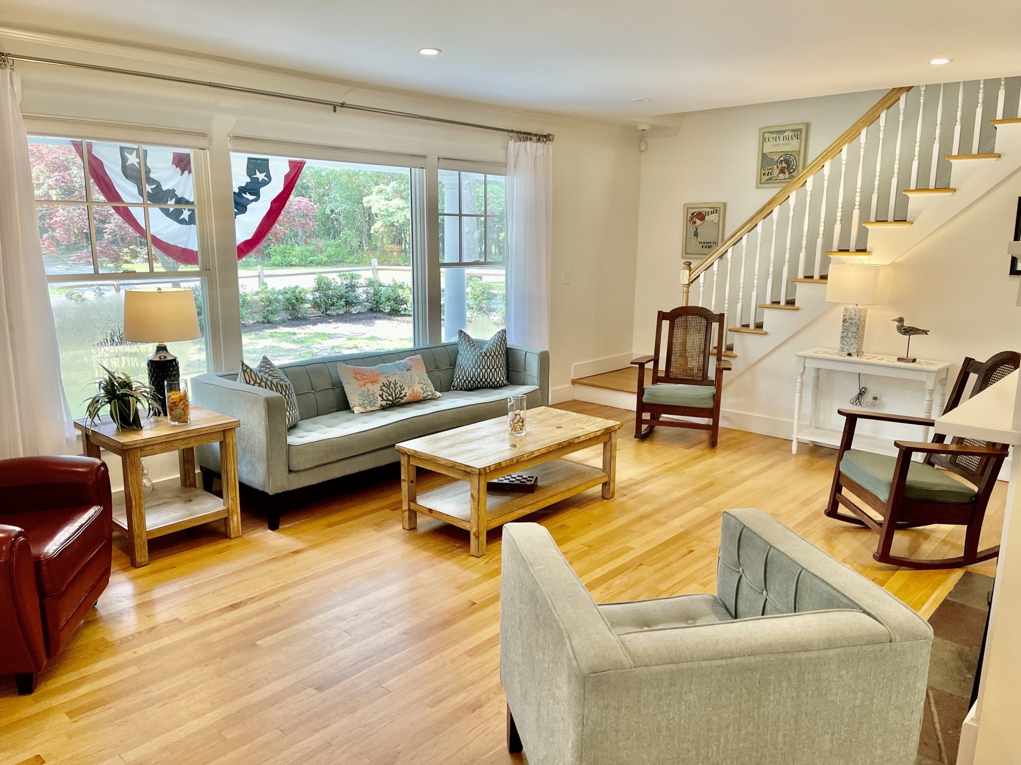 The second living room, away from the TV